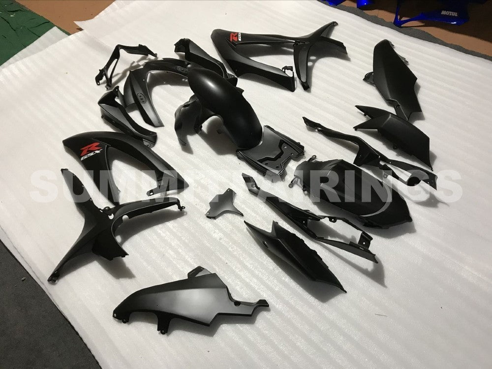 Fairings For Suzuki - GSXR600-750 K8 2008-2010 MATTE BLACK