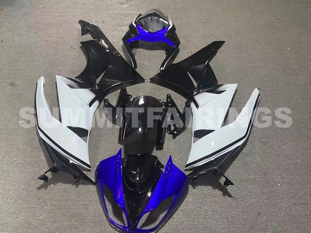 2009-2012 Fairings For Kawasaki ZX6R ZX636 Blue White Black Ninja