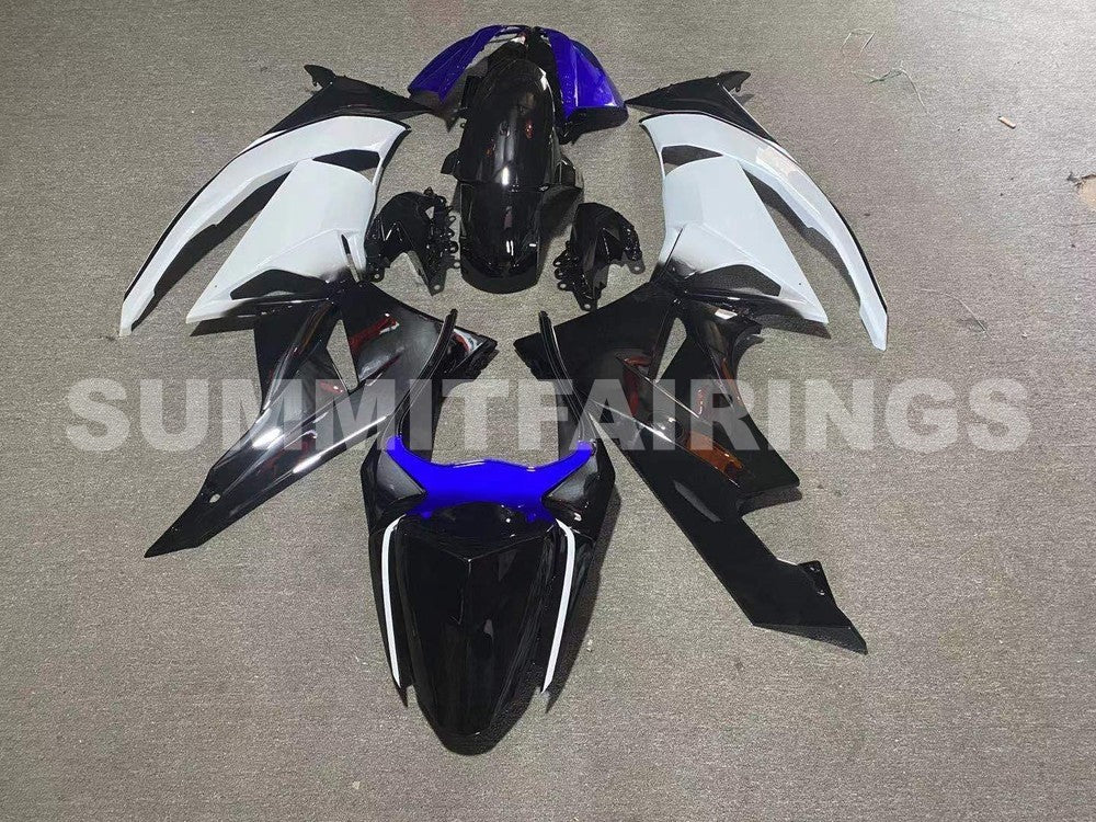 2009-2012 Fairings For Kawasaki ZX6R ZX636 Blue White Black Ninja