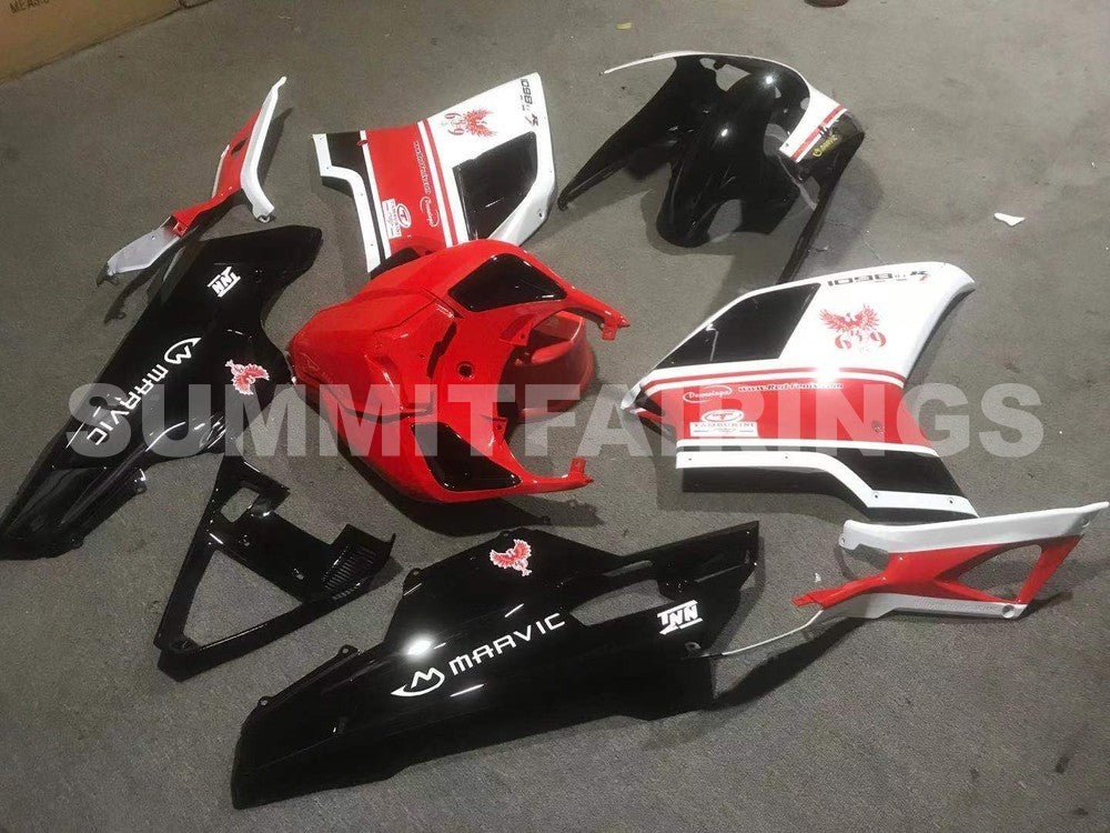 Fairings For Ducati 1098 1198 848 (2007-2011) Red White Black