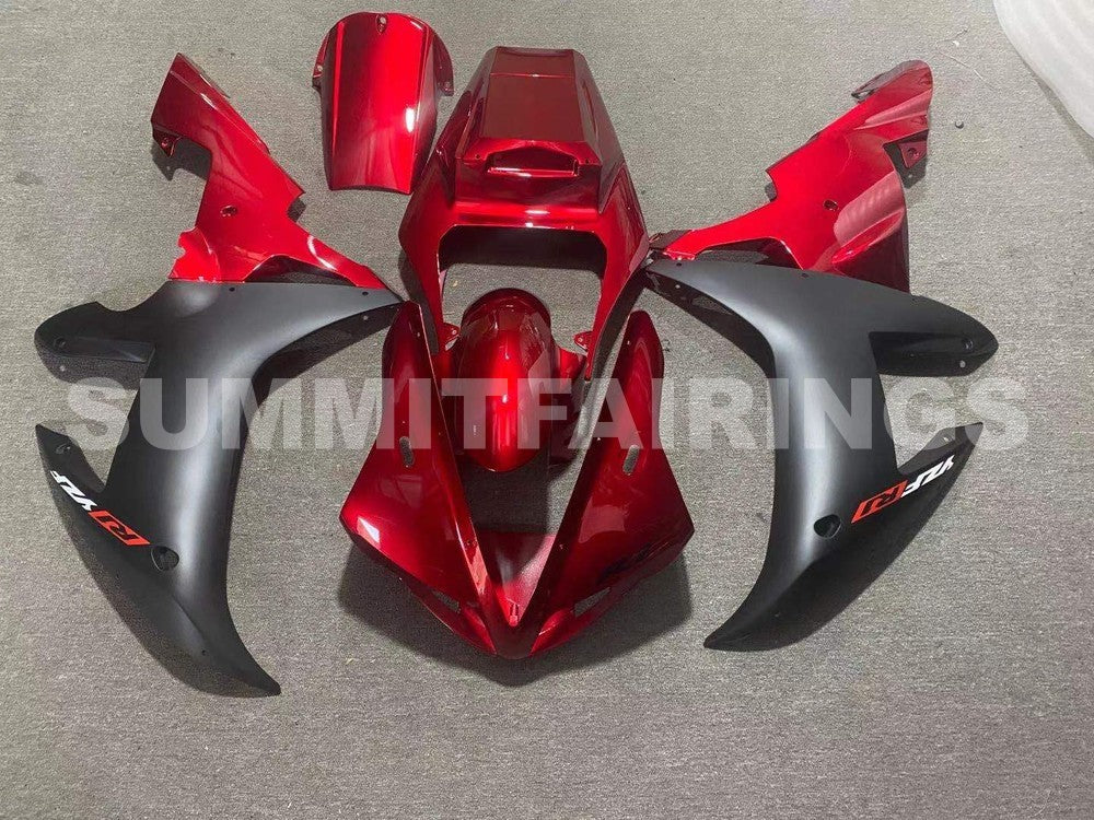 Fairings For Yamaha YZF-R1 Red Black R1 (2002-2003)