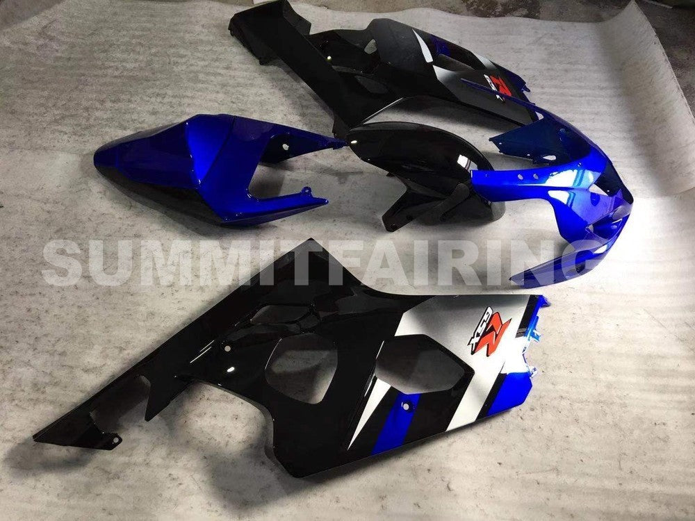Fairings For Suzuki GSXR 600 750 Blue Black Silver GSXR (2004-2005)