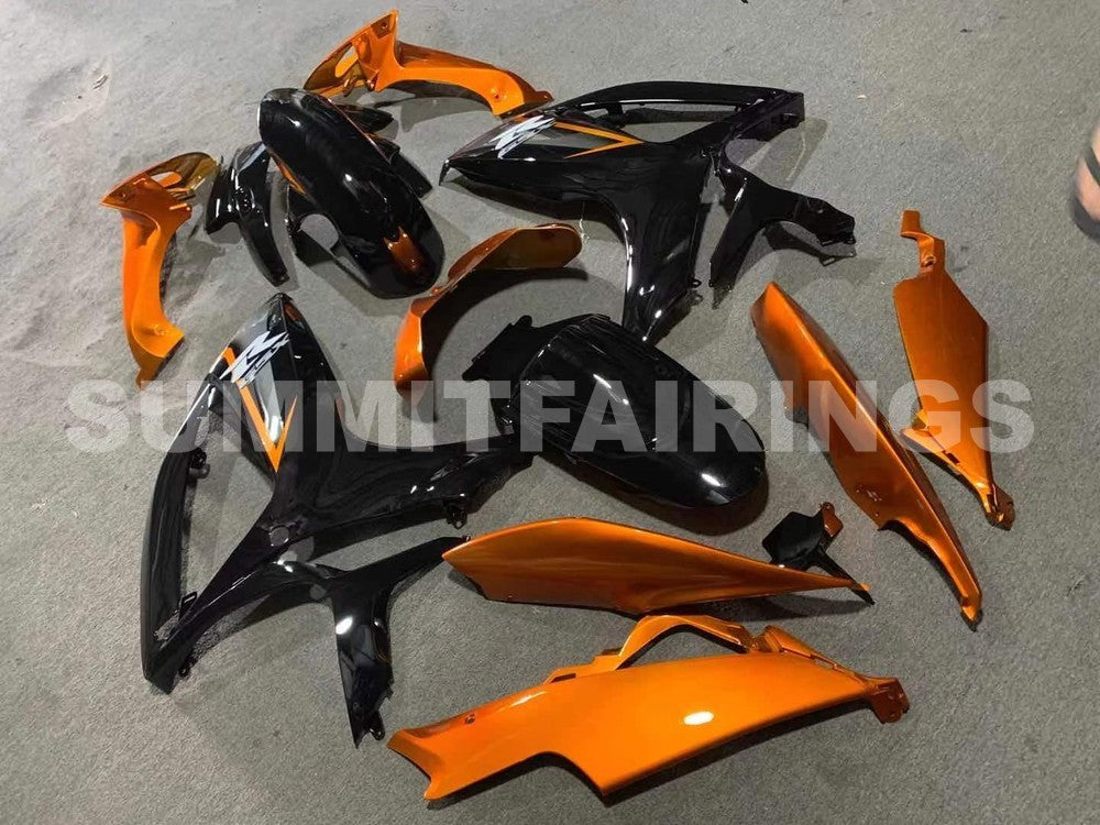 Fairings For Suzuki GSX-R600 / 750, 2006-2007 - Gloss Black & Orange