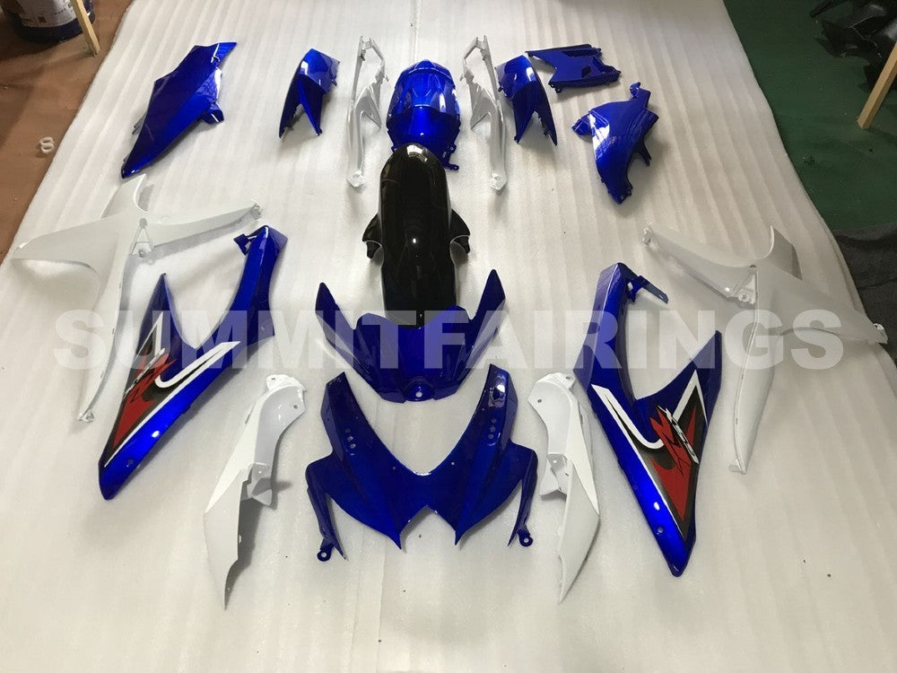 Fairings For Suzuki GSX-R600 / 750, 2008-2010 - Blue & White