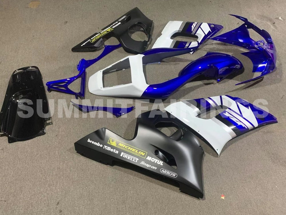 Fairings For Yamaha - YZF-600 R6 1998-2002 Blue White and Black