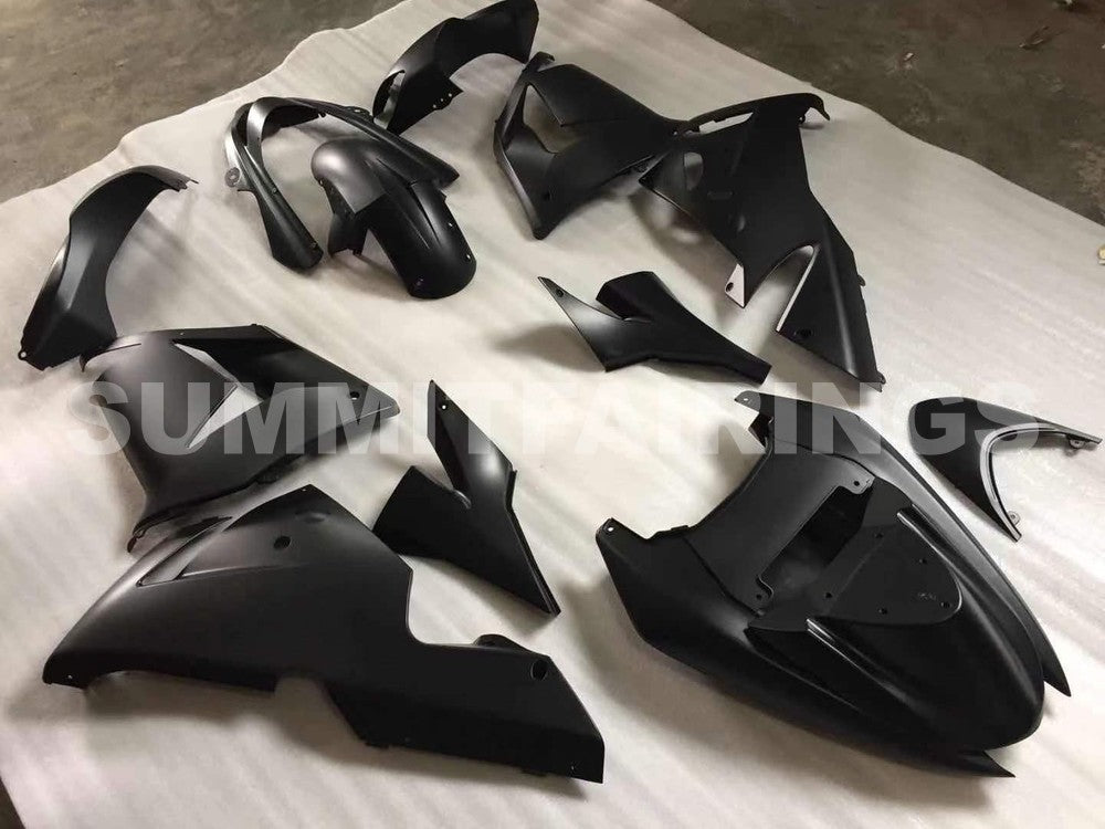 Fairings For Kawasaki ZX 10R Black Matte Ninja (2004-2005)