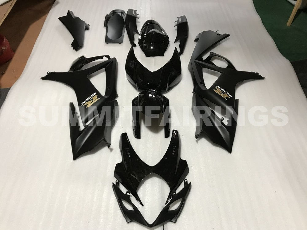 Fairings For Suzuki - GSXR1000 K7 07-08 Matte Black Gloss Black