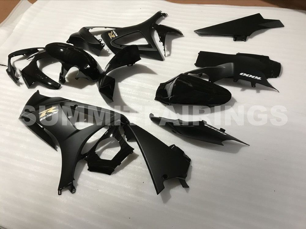 Fairings For Suzuki - GSXR1000 K7 07-08 Matte Black Gloss Black