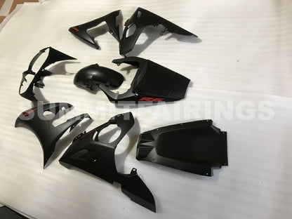 Fairings For Yamaha - YZF-600 R6 2003-2004 Matt Black Red Decals