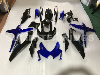 Fairings For Suzuki GSXR 600 750 Blue Black GSXR (2008-2009-2010)
