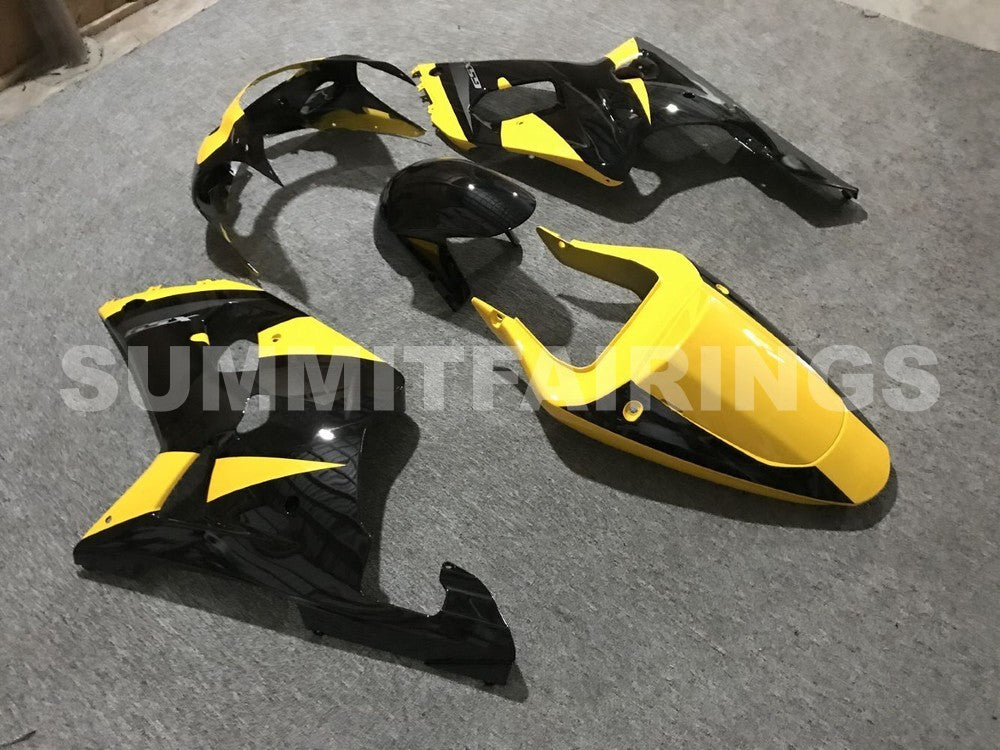 Fairings For Suzuki GSXR 750 Black & Yellow GSXR (2001-2003)