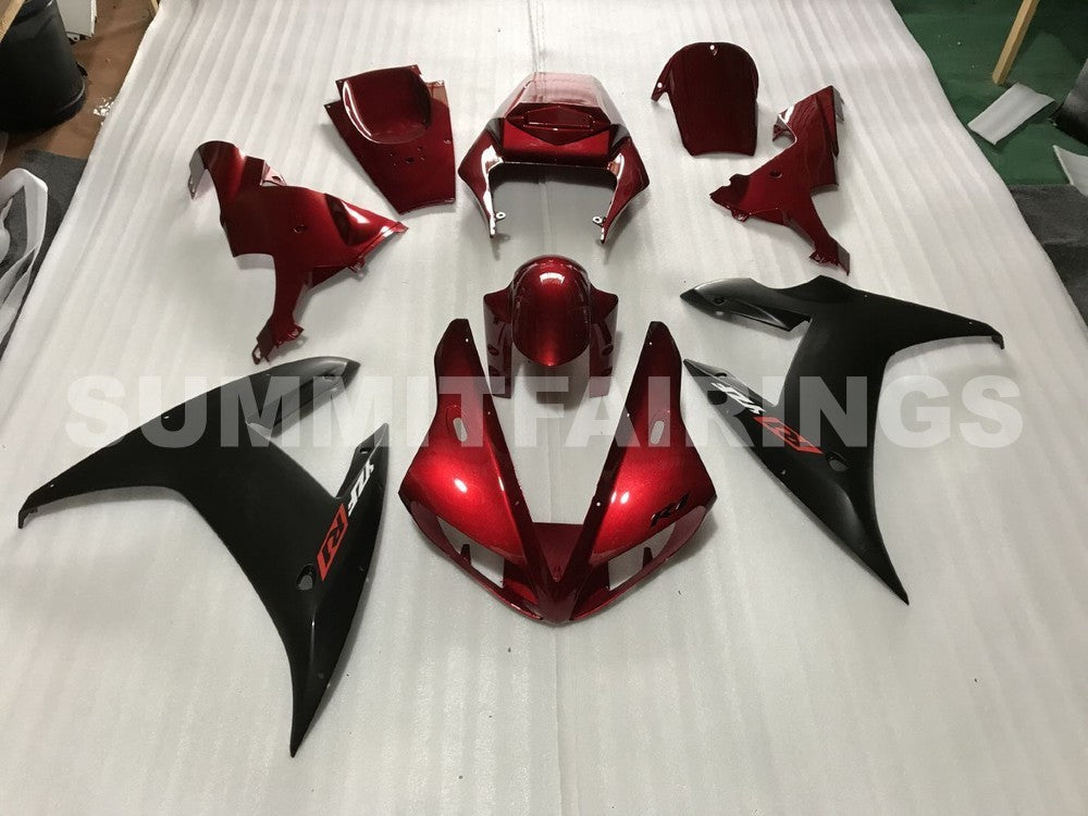 Fairings For Yamaha YZF-R1 Red Black R1 (2002-2003)