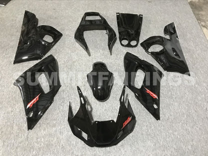 Fairings For Yamaha - YZF-600 R6 1998-2002 Gloss Black Red Decals