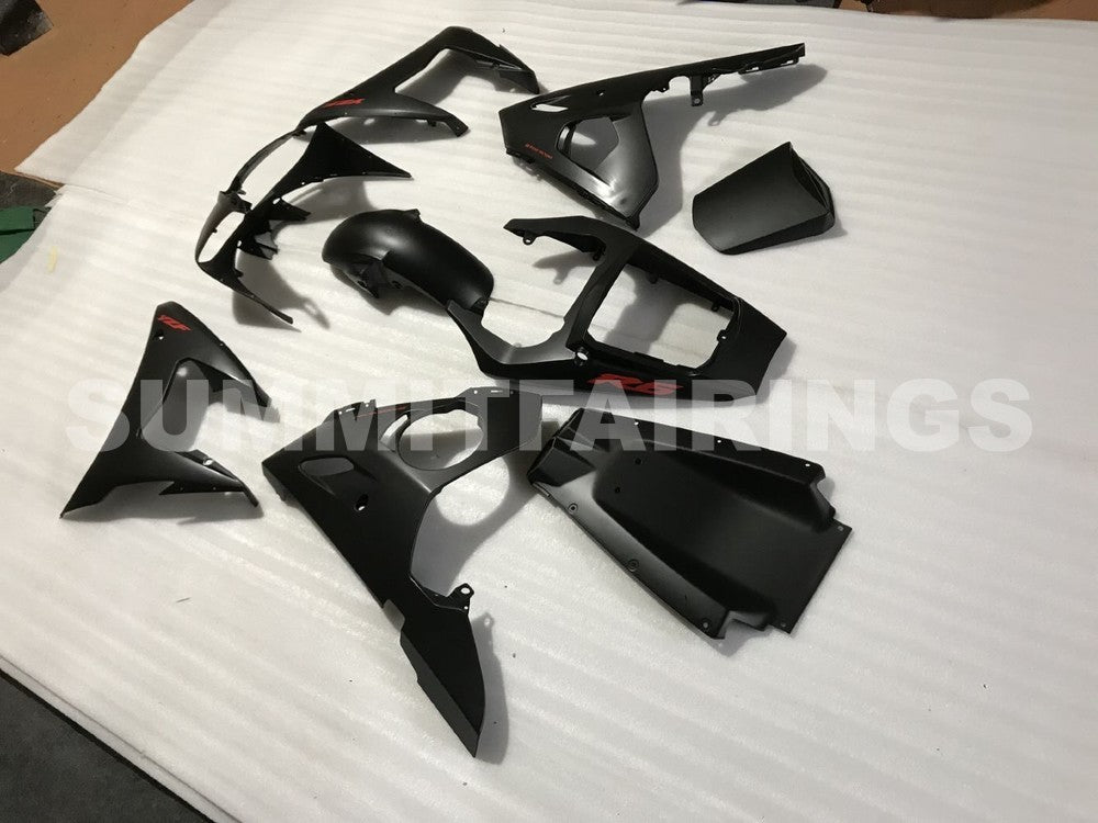 Fairings For Yamaha - YZF-600 R6 2003-2004 Matt Black Red Decals