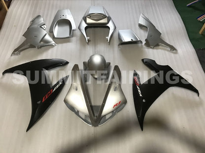 Fairings For Yamaha YZF-R1 Silver Black R1 (2002-2003)