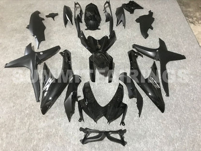 Fairings For Suzuki - GSXR600-750 K8 2008-2010 Matt Black Gloss Black