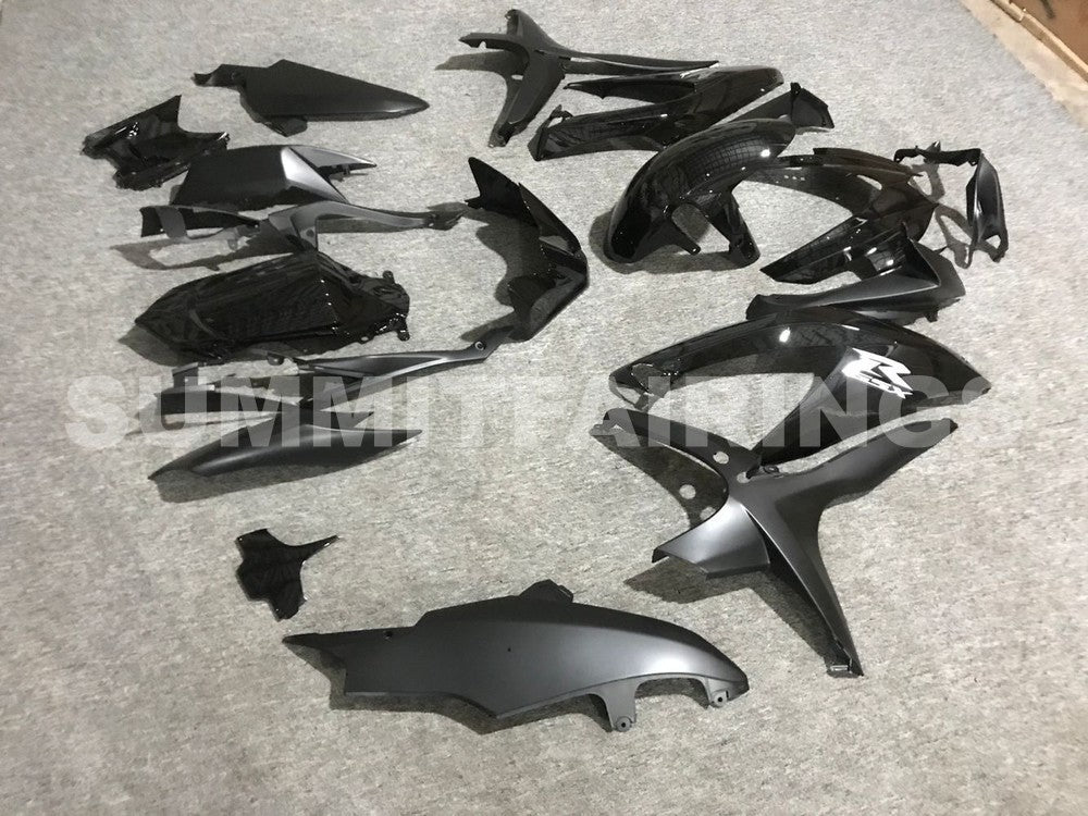 Fairings For Suzuki - GSXR600-750 K8 2008-2010 Matt Black Gloss Black
