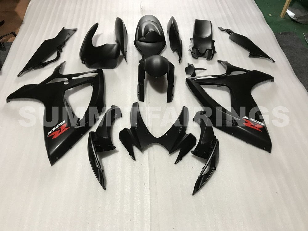 Fairings For Suzuki - GSXR600-750 K6 06-07 Matt Black