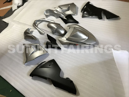 Fairings For Kawasaki ZX 10R Silver Black Ninja (2004-2005)