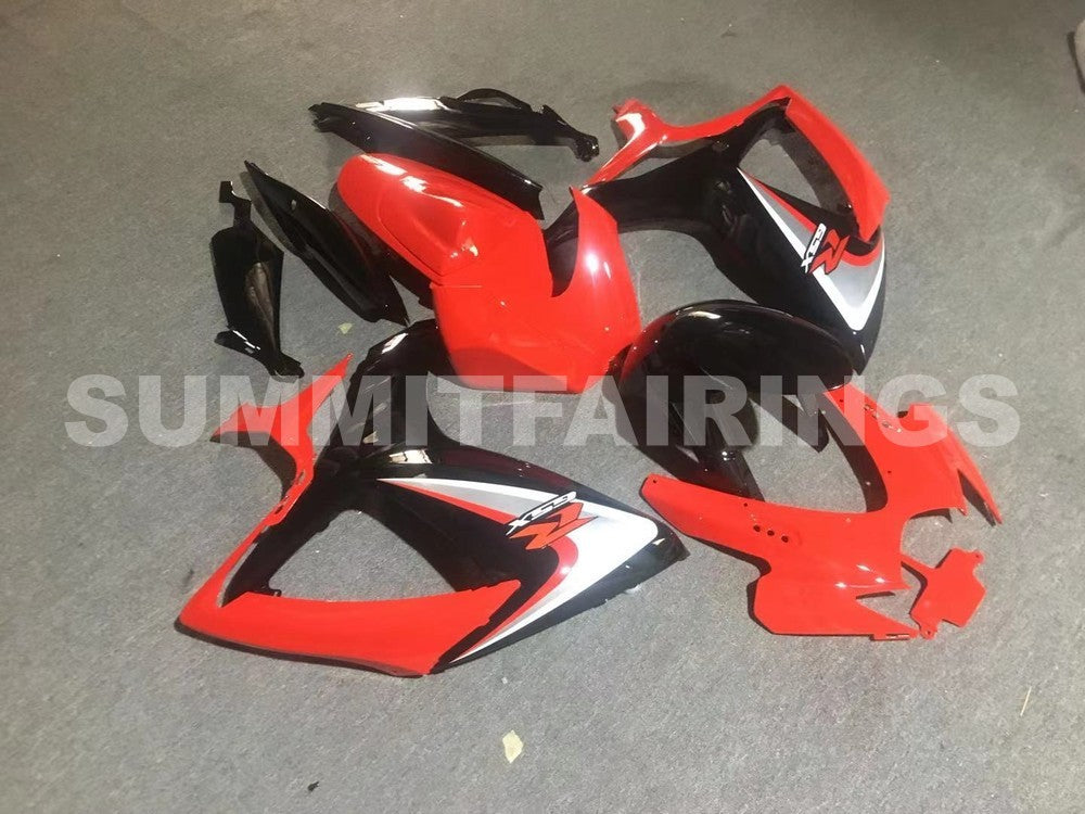 Fairings For Suzuki - GSXR600-750 K6 06-07 Black and Red