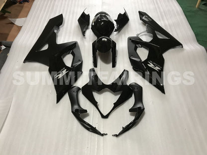 Fairings For Suzuki GSX-R1000, 2005-2006 - Gloss Black Matte Black