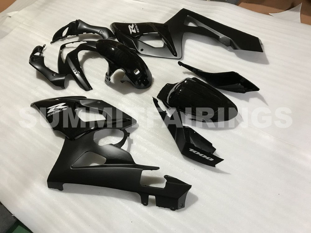Fairings For Suzuki GSX-R1000, 2005-2006 - Gloss Black Matte Black