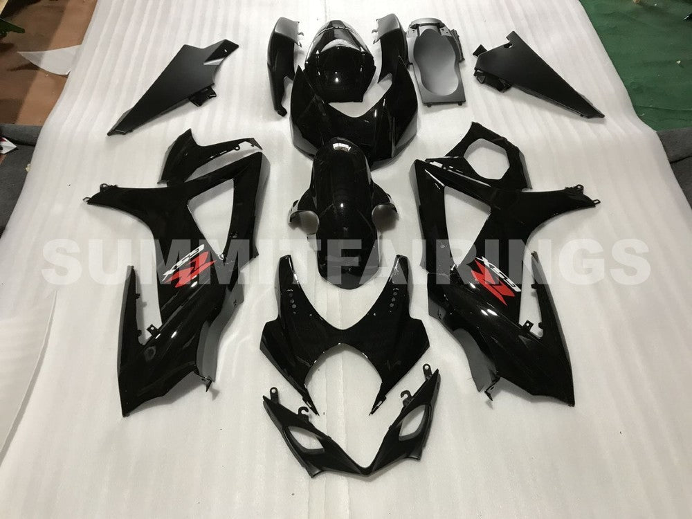 Fairings For Suzuki GSXR 1000 All Black GSXR (2007-2008)