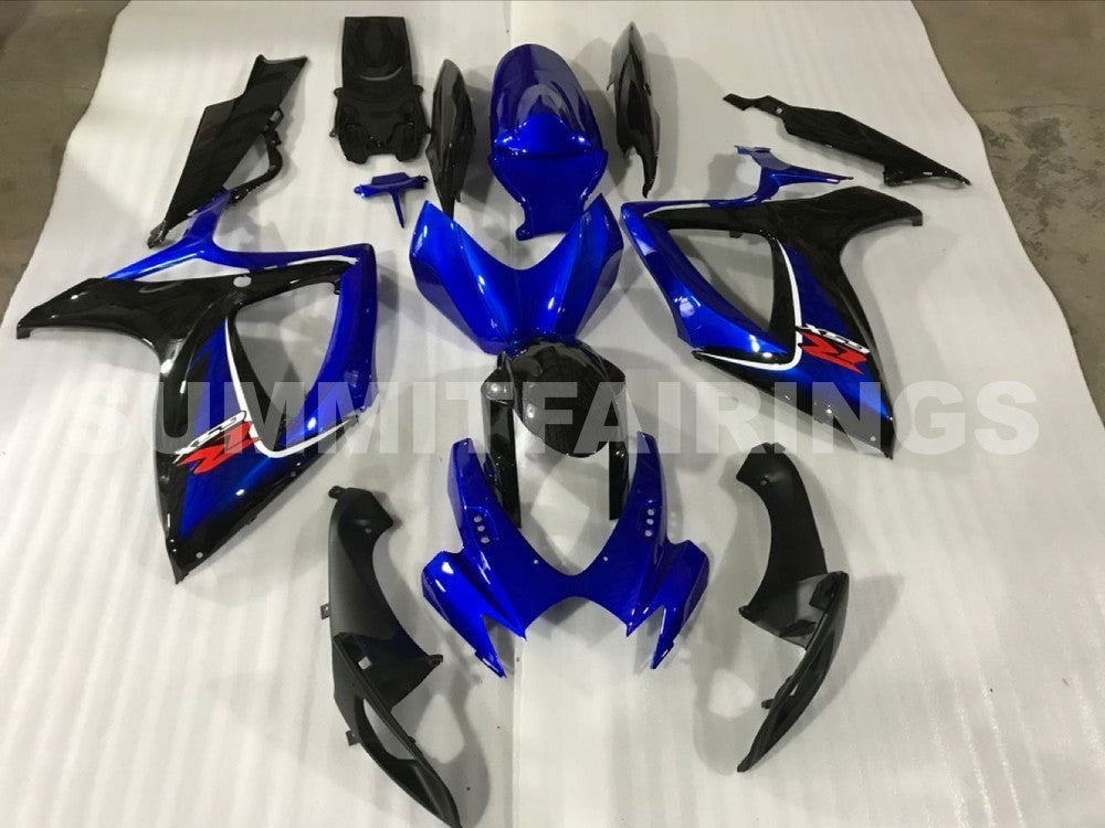 Fairings For Suzuki GSXR 600 750 (2006-2007) Blue Black