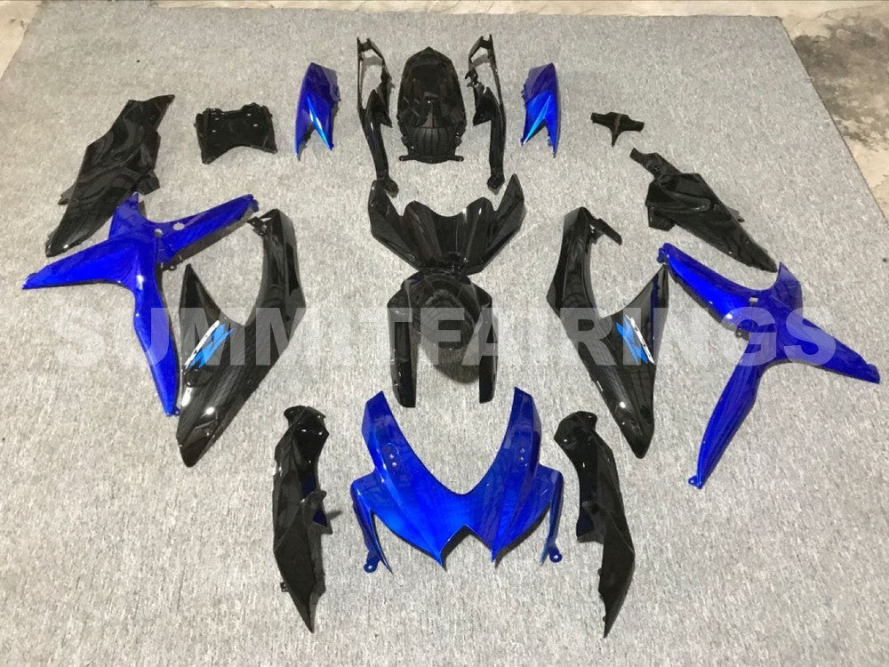 Fairings For Suzuki GSXR 600 750 Blue Black GSXR (2008-2009-2010)