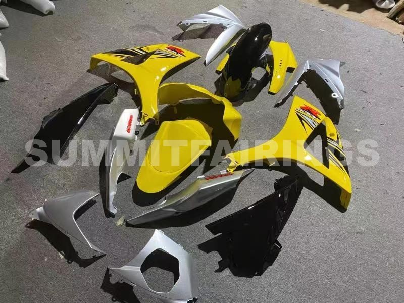 Fairings For Suzuki GSXR 1000 Yellow & Silver GSXR (2007-2008)