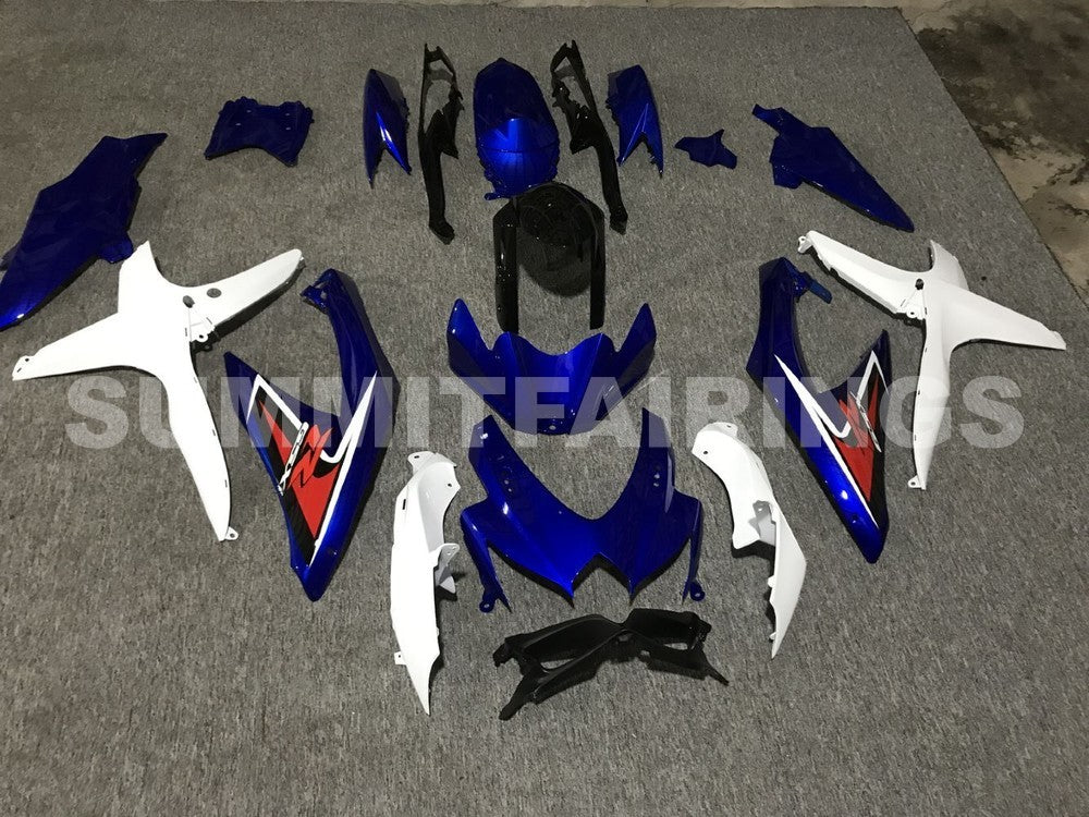 Fairings For Suzuki GSX-R600 / 750, 2008-2010 - Blue & White