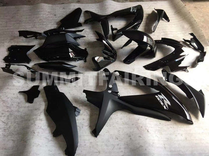 Fairings For Suzuki - GSXR600-750 K8 2008-2010 Matt Black Gloss Black