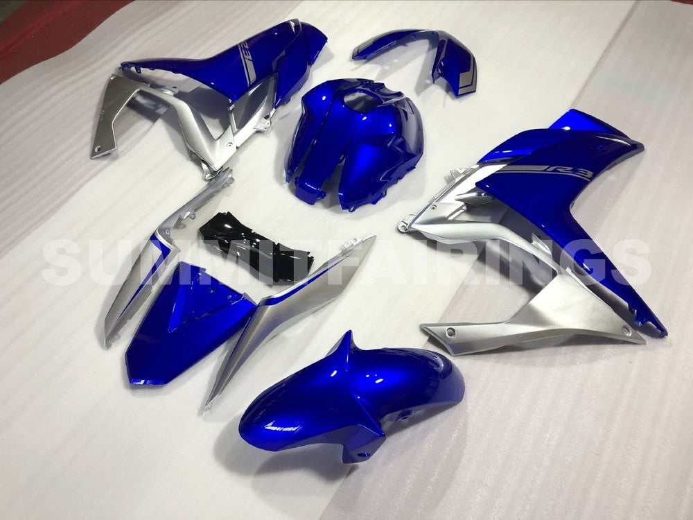 Fairing Kit For Yamaha YZF-R3 2015-2018 Blue