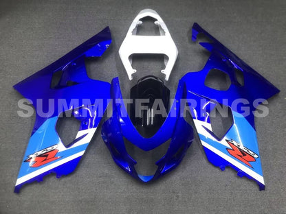 Fairings For Suzuki - GSXR600-750 K4 04-05 Blue White black