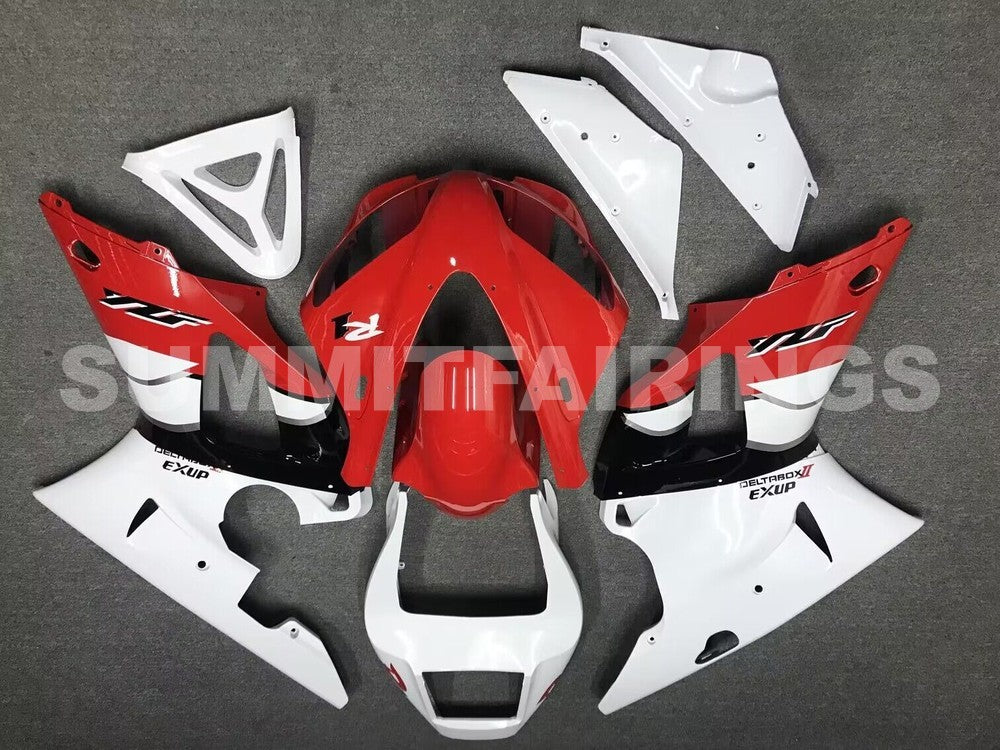 Fairings For Yamaha - YZF1000 R1 98-99 Red White