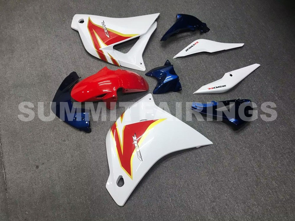 Fairings For Honda CBR250R HRC White Red Blue (2011-2013)