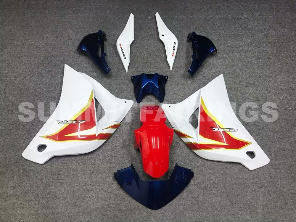 Fairings For Honda CBR250R HRC White Red Blue (2011-2013)