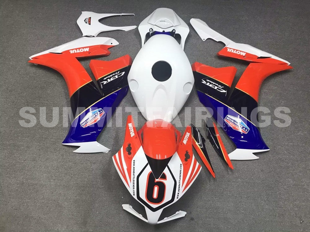 Fairings For Honda CBR 1000 RR, 2012-2016 - Orange & White