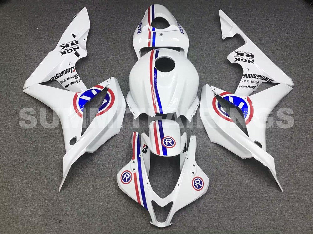 Fairings For Honda CBR 600 RR White Repsol (2007-2008)
