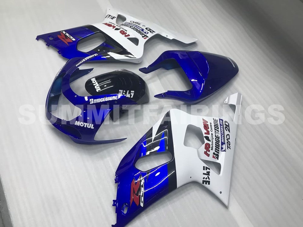 Fairings For Suzuki GSXR 600 Blue Motul Suzuki (2001-2003)