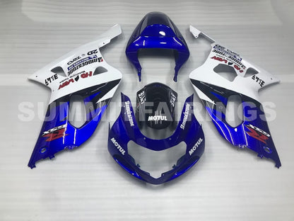 Fairings For Suzuki GSXR 600 Blue Motul Suzuki (2001-2003)