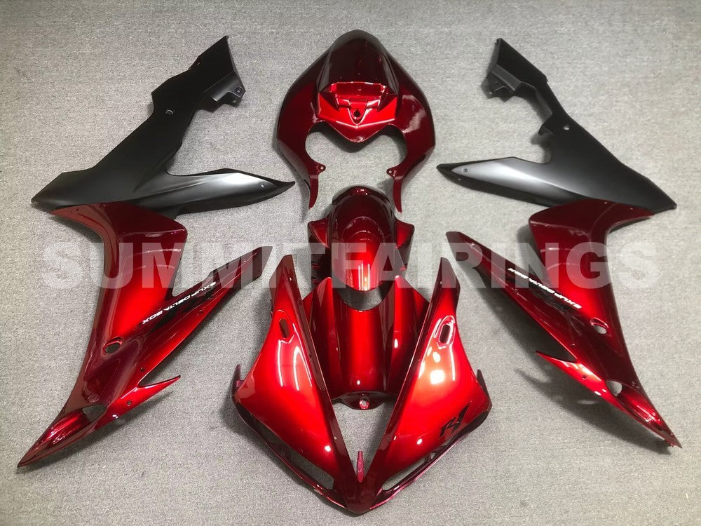 Fairings For Yamaha - YZF1000 R1 04-06 Red Black