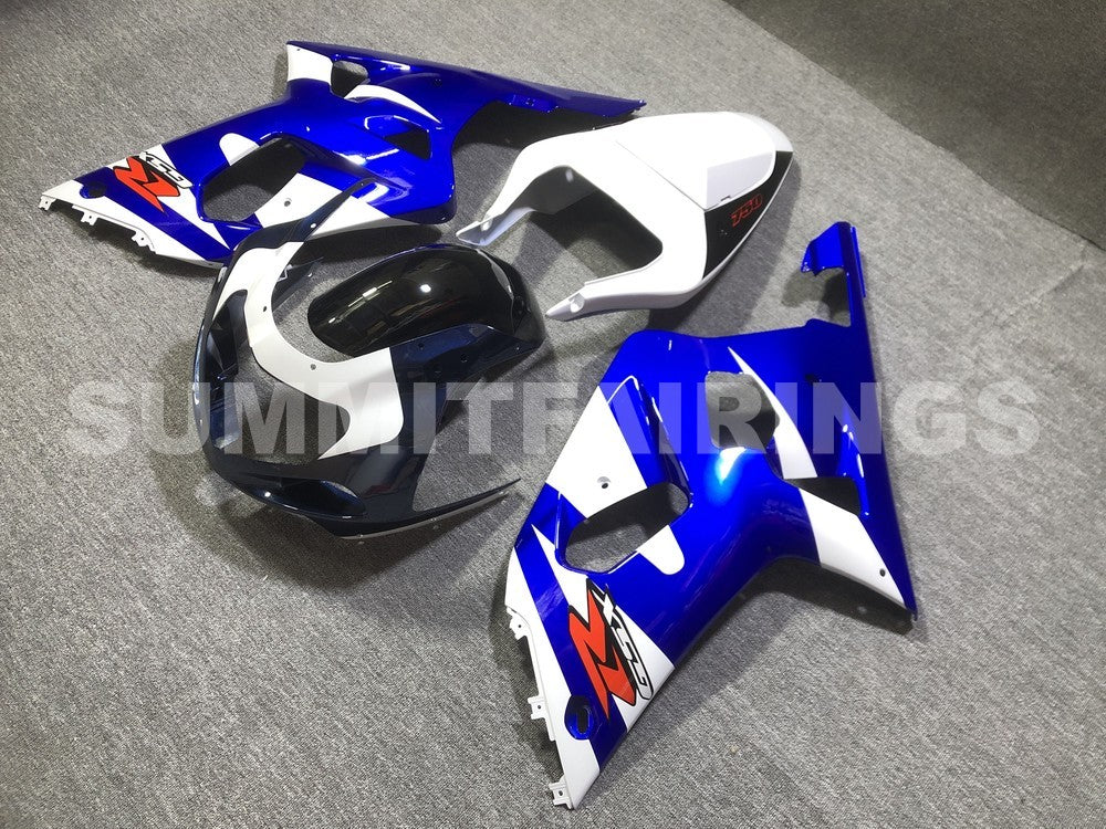 Fairings For Suzuki GSXR 750 Blue & White Suzuki GSXR (2001-2003)