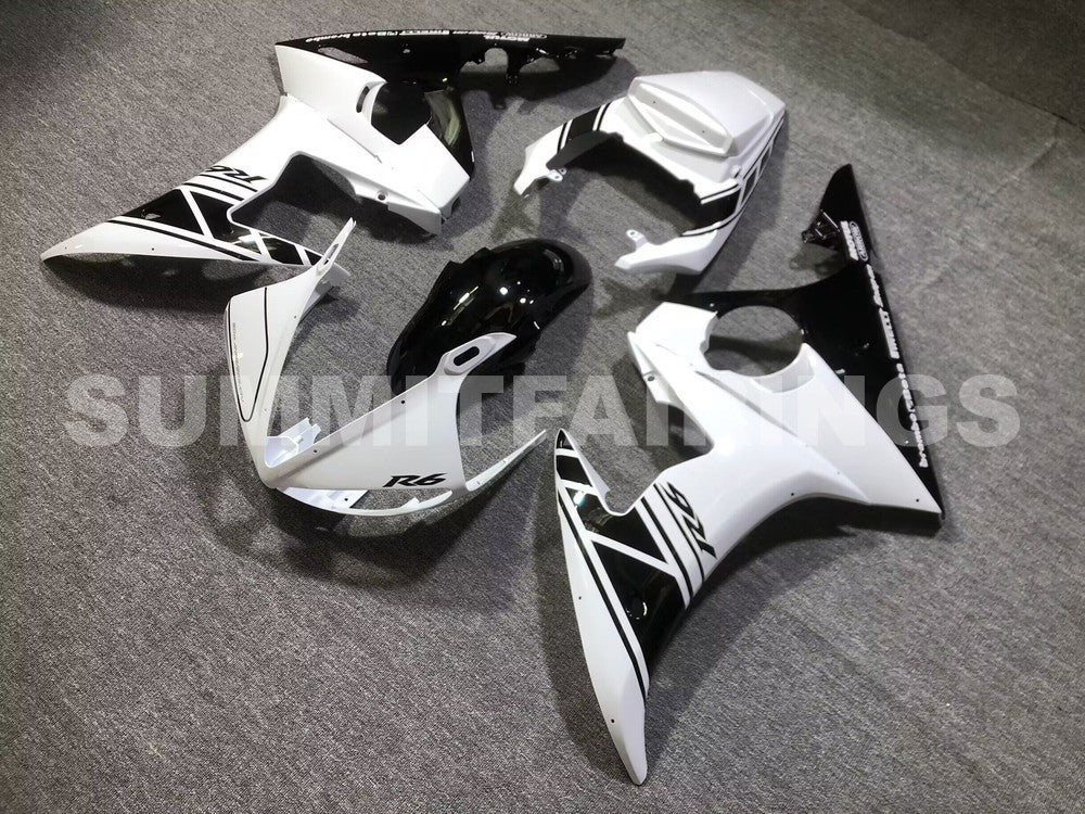Fairings For Yamaha YZF-R6 Black & White Tribal R6 (2003-2004)