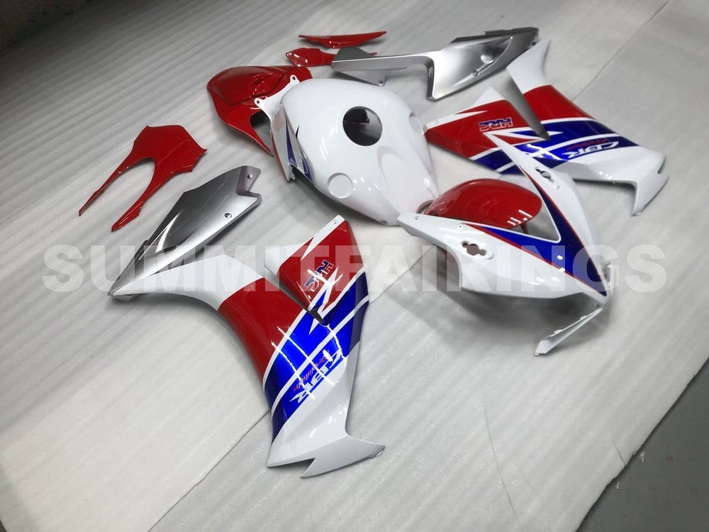 Fairings For Honda CBR1000RR HRC White Silver (2012-2013-2014-2015-2016)