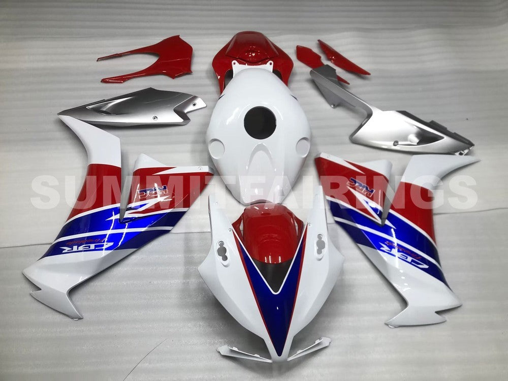 Fairings For Honda CBR1000RR HRC White Silver (2012-2013-2014-2015-2016)