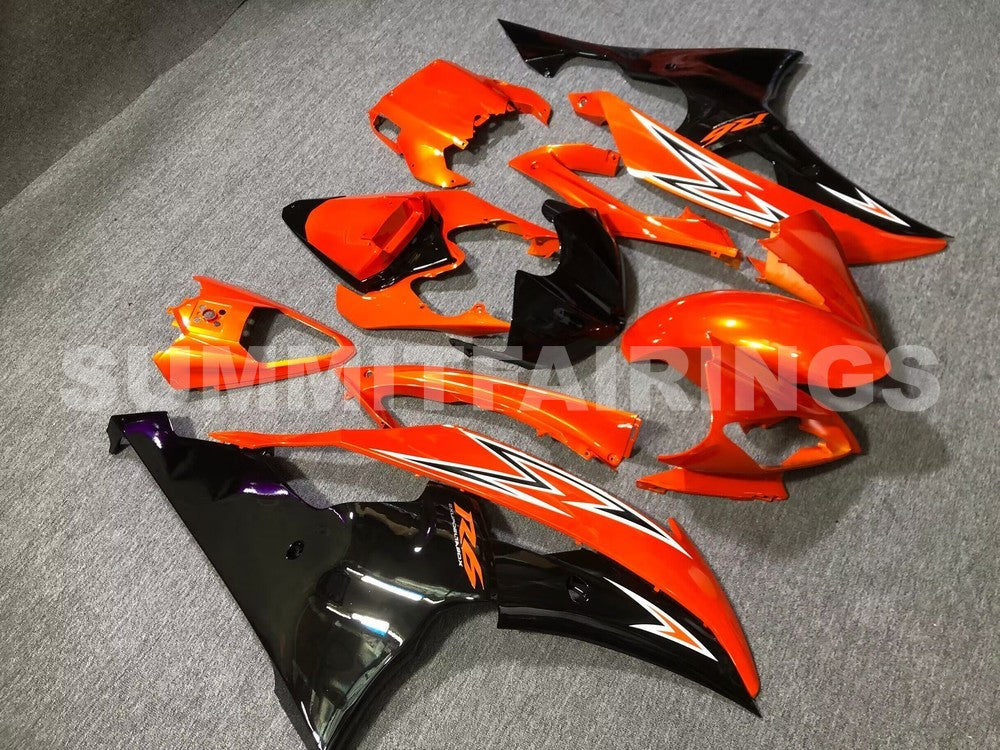 Fairings For Yamaha YZF-R6 2008-2016 Black Orange