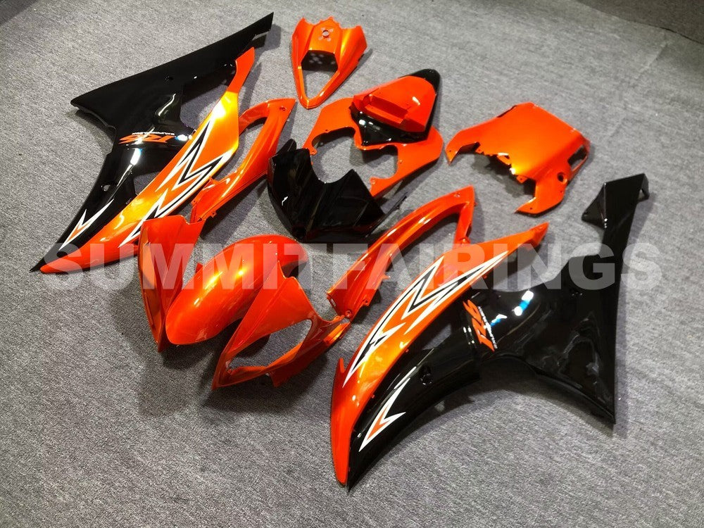 Fairings For Yamaha YZF-R6 2008-2016 Black Orange