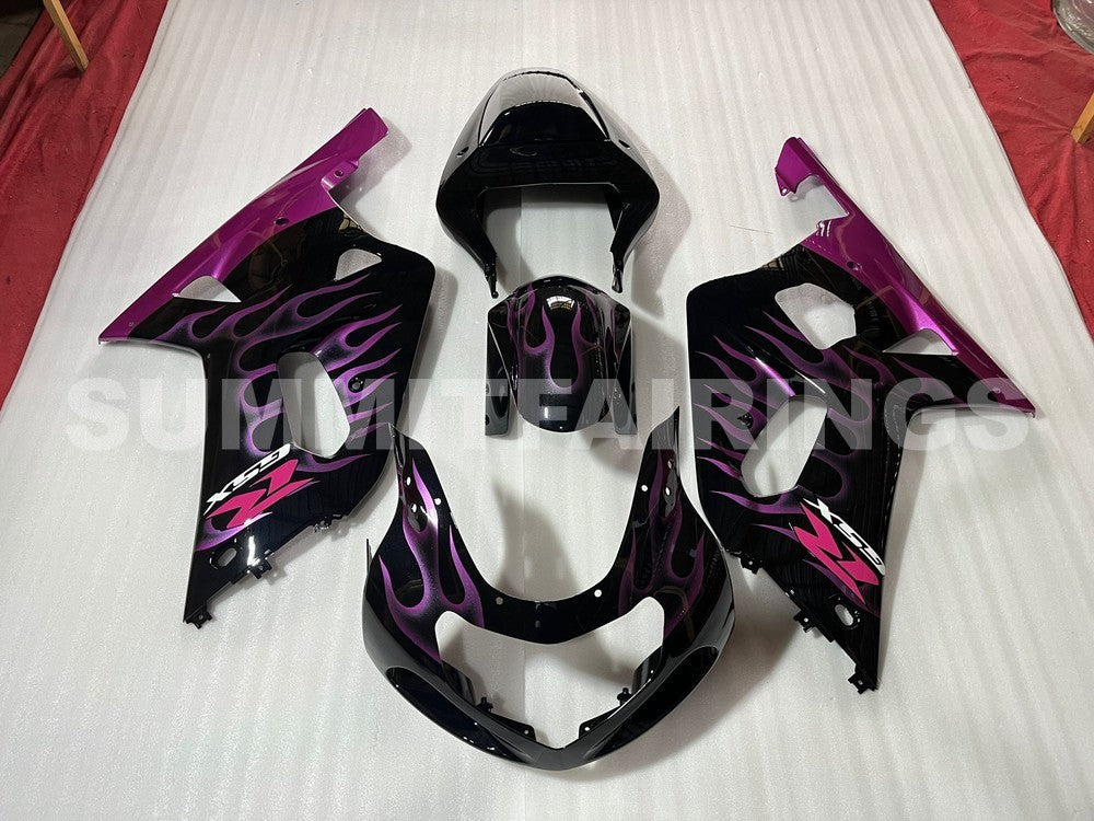 Fairings For Suzuki - GSXR600-750 K1 2001-2003 Flame Purple