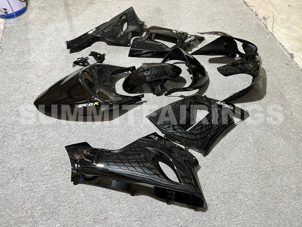 Fairings For Kawasaki ZX6R 636 Black ZX6R (2005-2006)